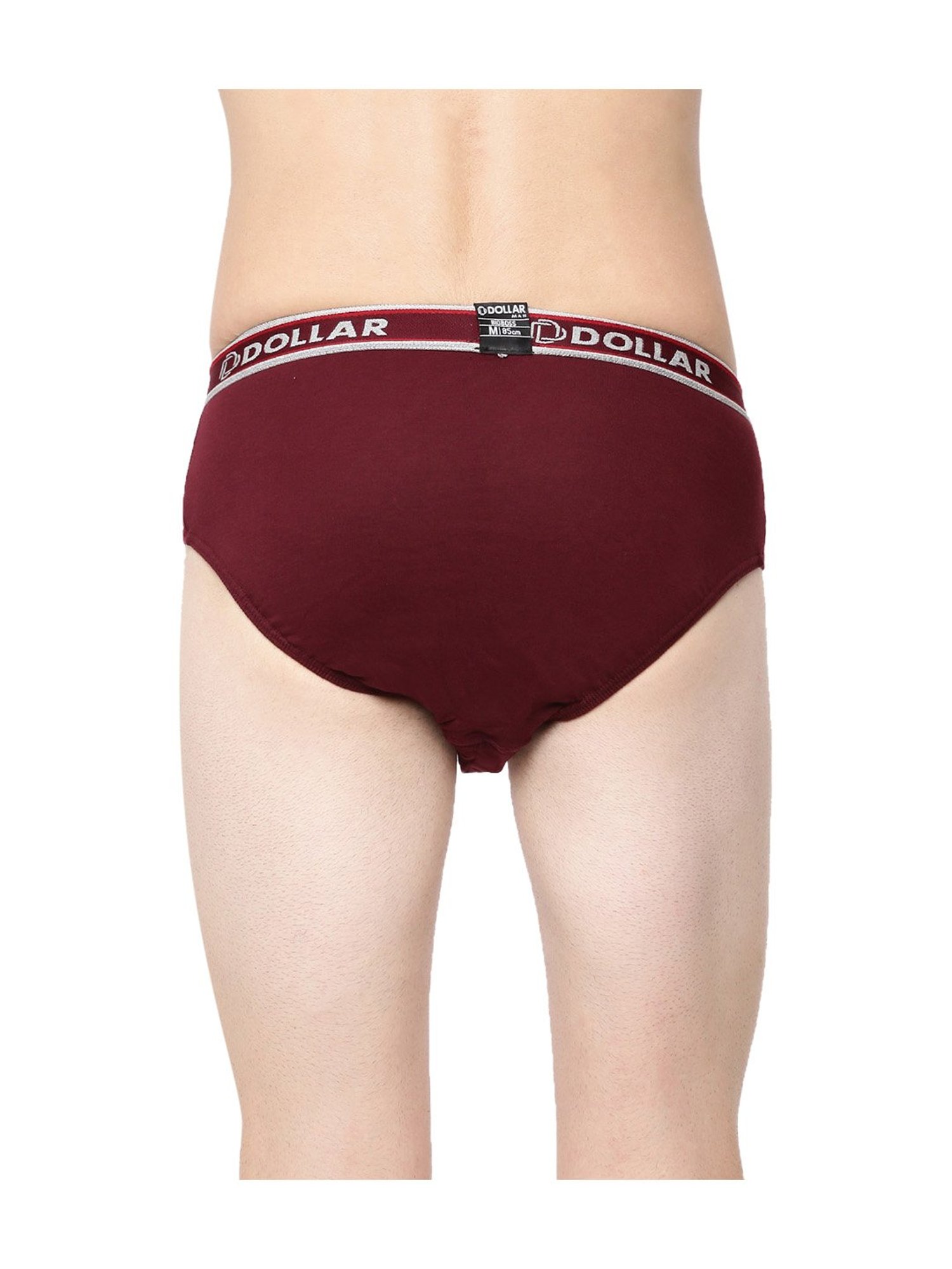 Dollar Bigboss Multicolor Regular Fit Solid Briefs (Pack of 3)