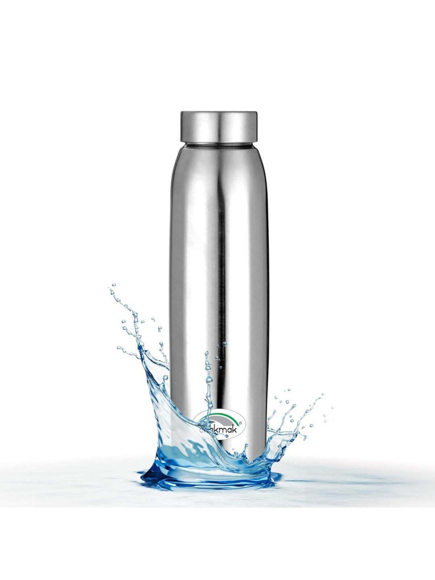 Chakmak Silver Stainless Steel Water Bottle
