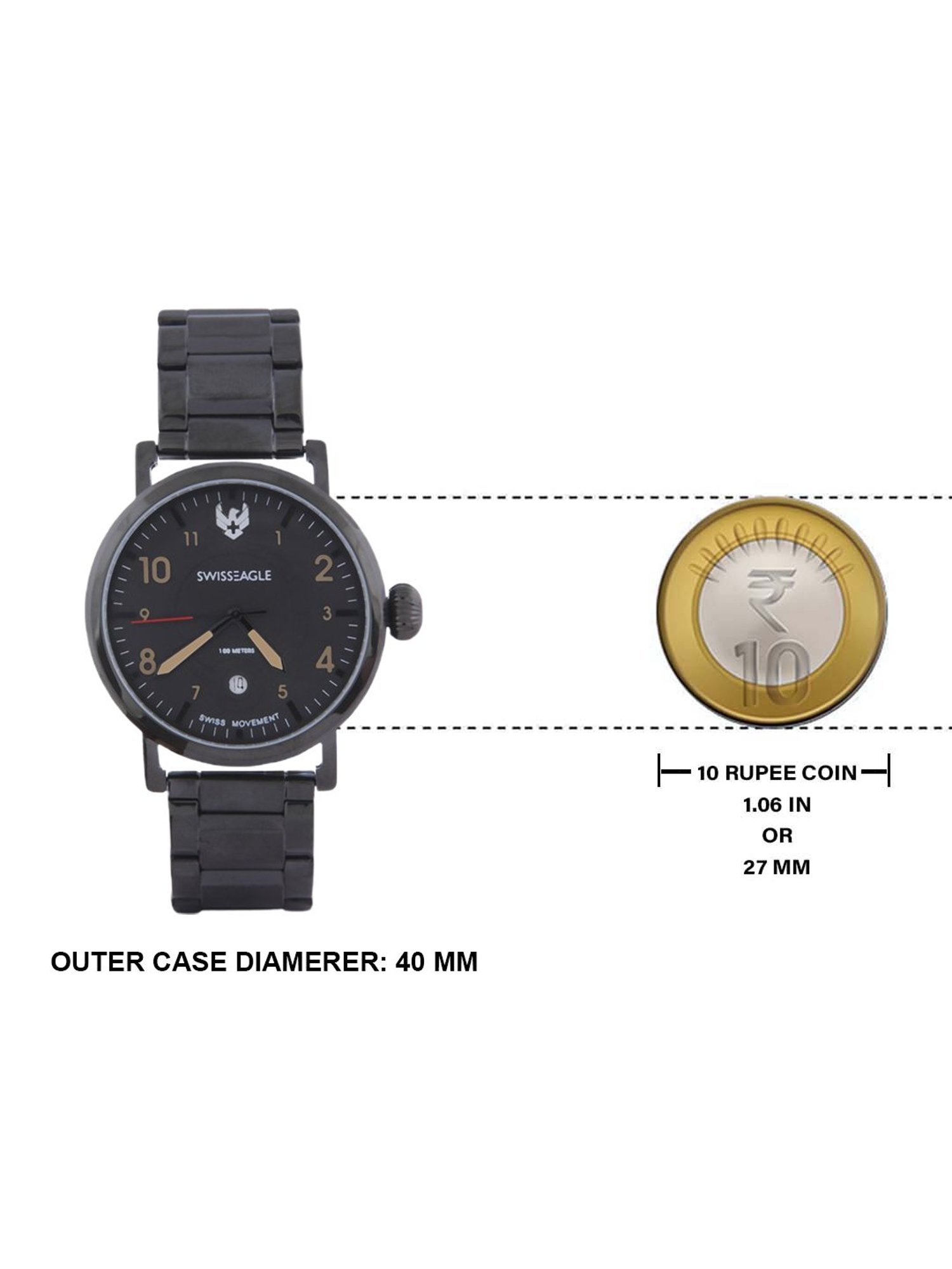 Swiss Eagle SE-9121-55 Analog Watch for Women