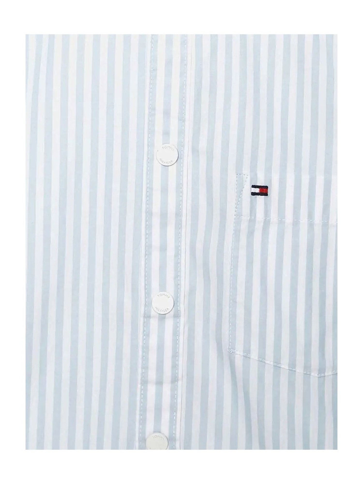 Tommy Hilfiger Kids White Striped Shirt