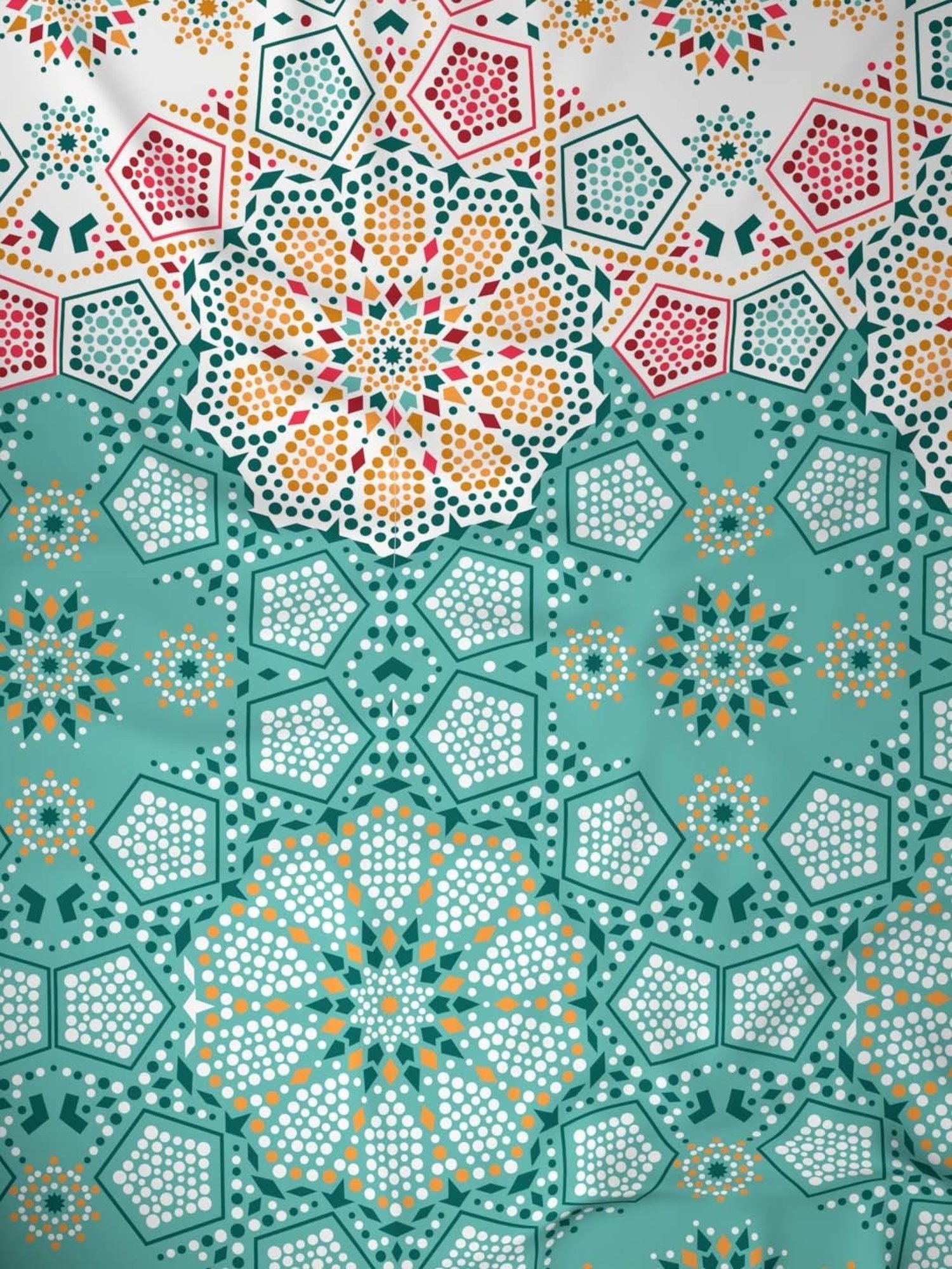 Raymond Home Shubham Green 120 TC Cotton King Bedsheet with 2 Pillow Covers