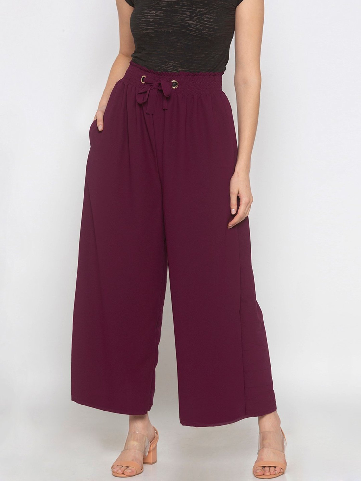 ITI Purple Mid Rise Pants