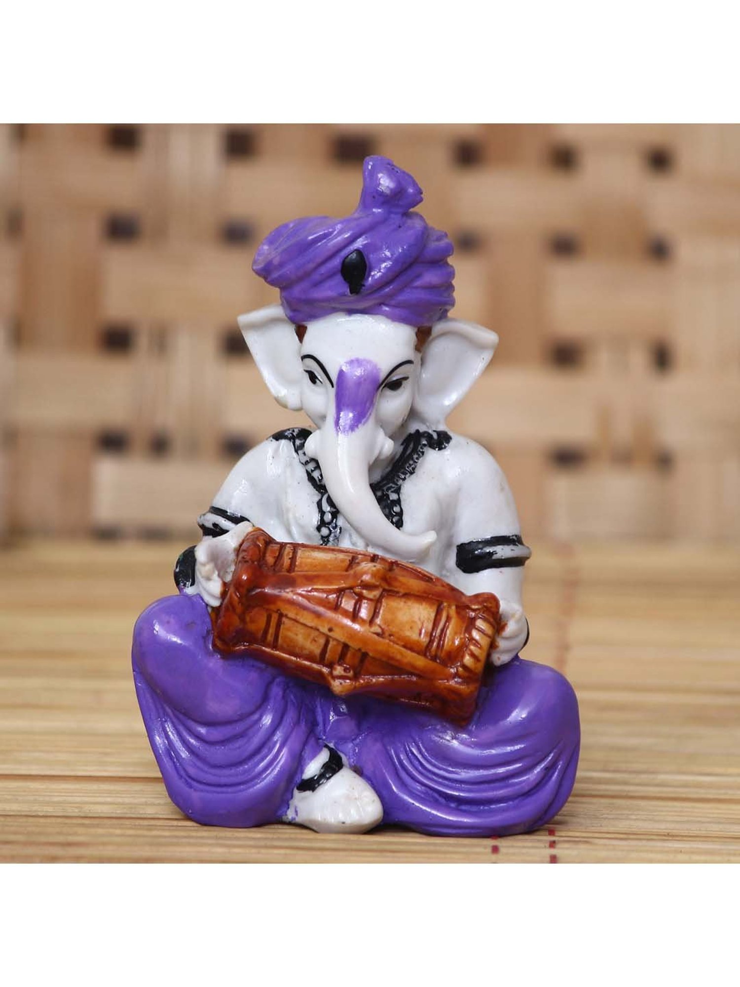 eCraftIndia Lord Ganesha playing Dholak