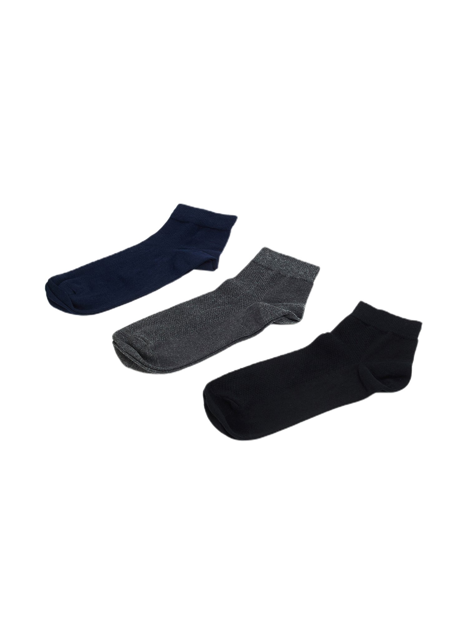 Code by Lifestyle Multicolor Solid Socks - Pack of 3