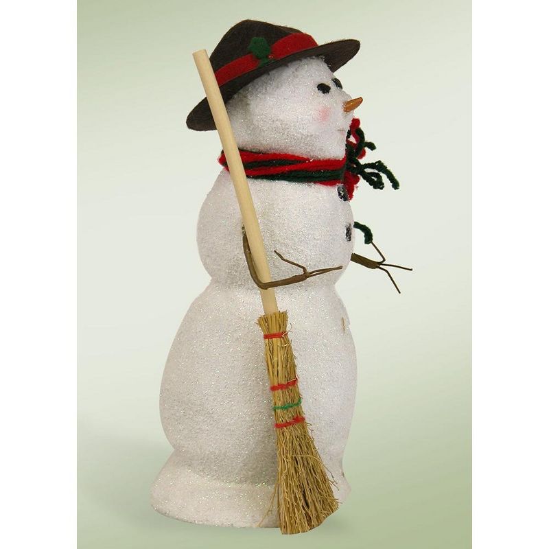 Byers Choice 9.5" Snowman with Broom Collectible Christmas Figure