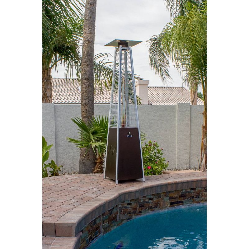 Portable Hammered Finish Patio Heater - Golden Bronze - AZ Patio Heaters