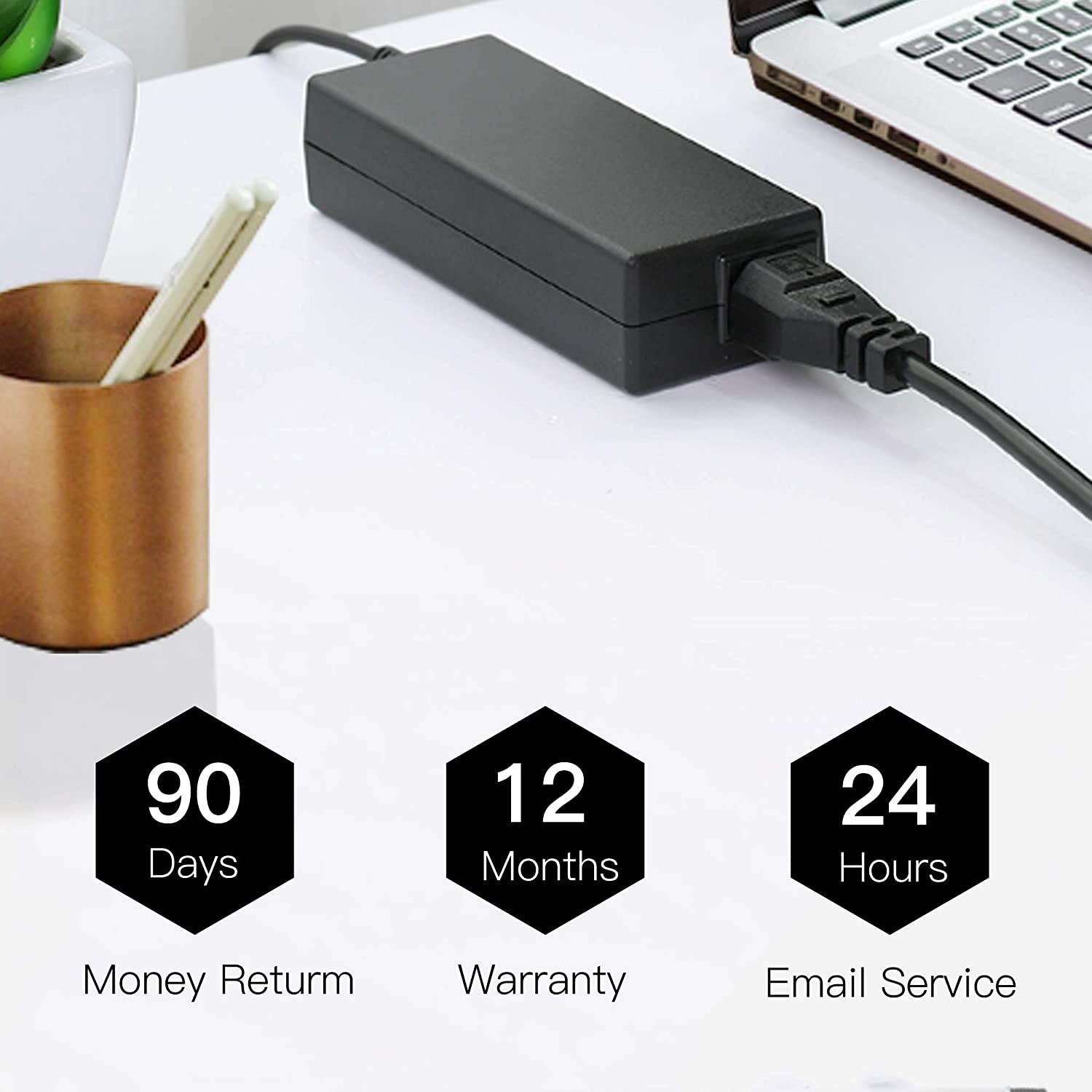 45W AC Adapter Laptop Charger for Dell Inspiron 11 13 14 17 15 3000 5000 7000 Series 3147 3148 3152 3451 3452 3458 3459 5458 5368 5378 5379 5559 5759 7352 7353 7347 7348 7368 7378 Power Supply Cord