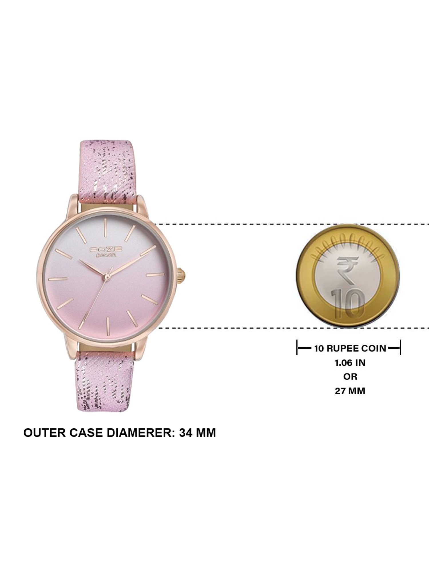 Sonata Poze 3.0 SP80091SL01WF Analog Watch for Women