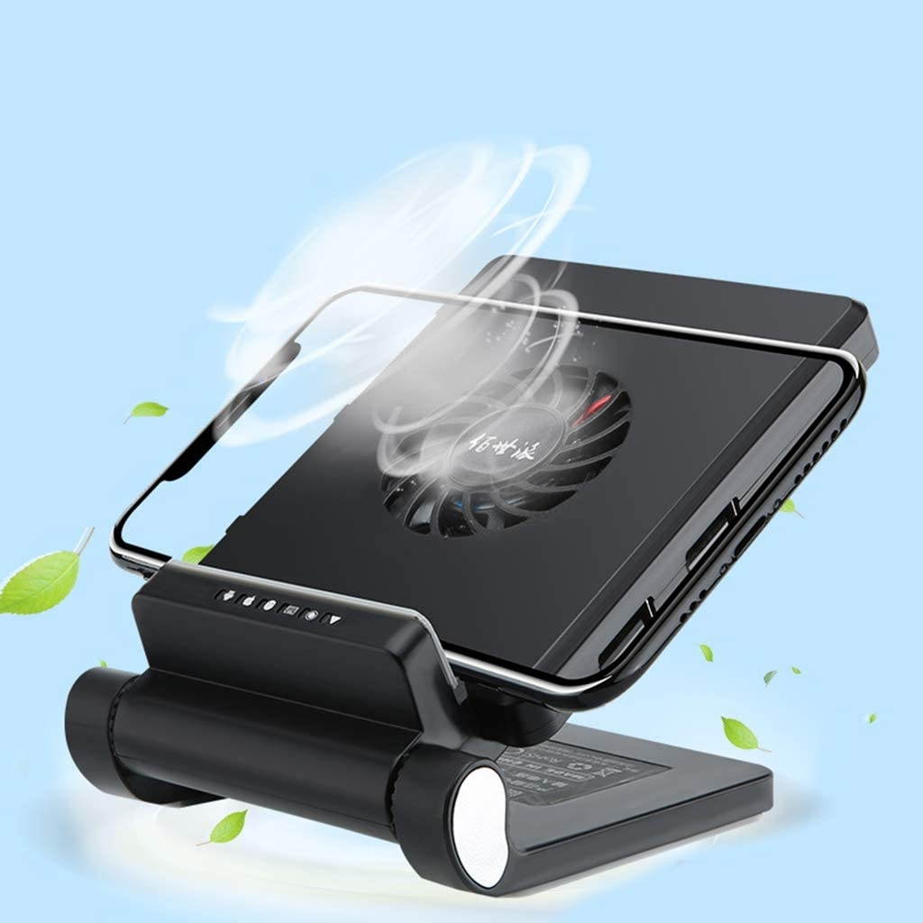 MagiDeal One Hand RGB Gaming Keyboard and Backlit Mouse Combo, Single Hand Mechanical Feeling Keyboard with Wrist Rest Support, Gaming Keyboard Set - Cooling Bracket