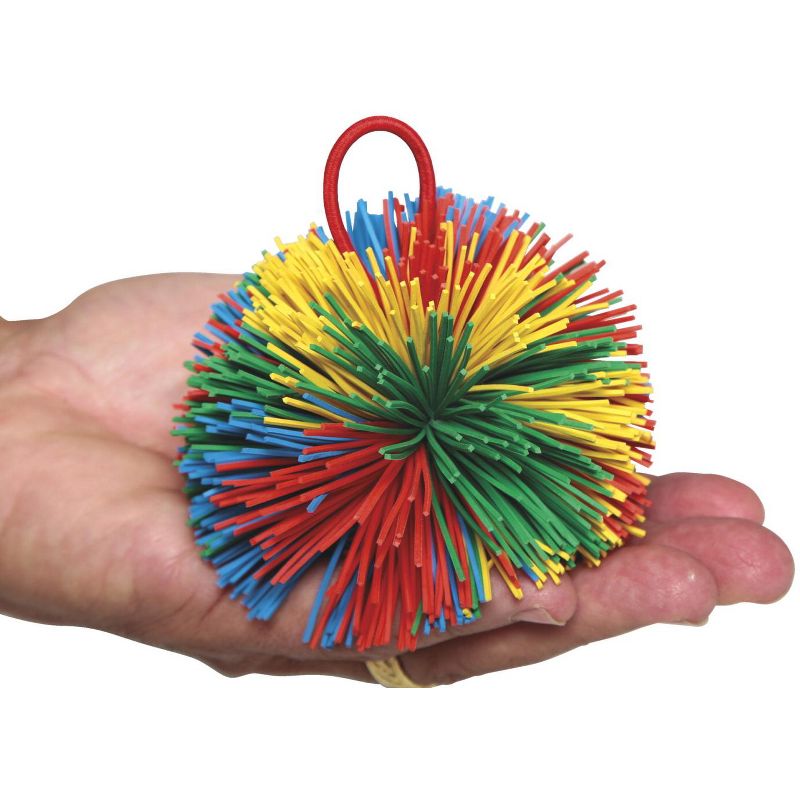 Sportime Rub-R-String Ball, 4-1/2 Inches, Multicolored