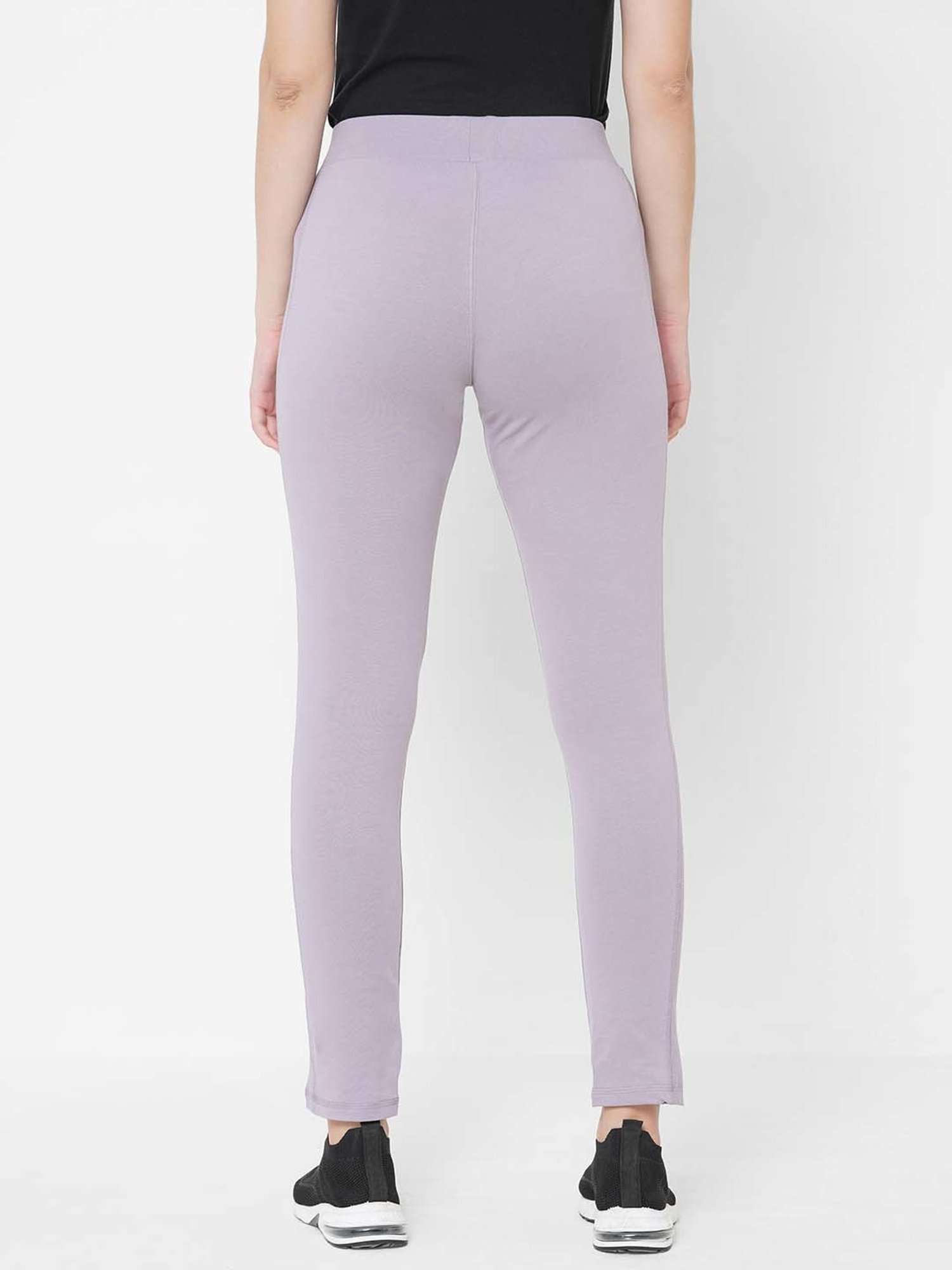 Sweet Dreams Grey Mid Rise Sports Tights