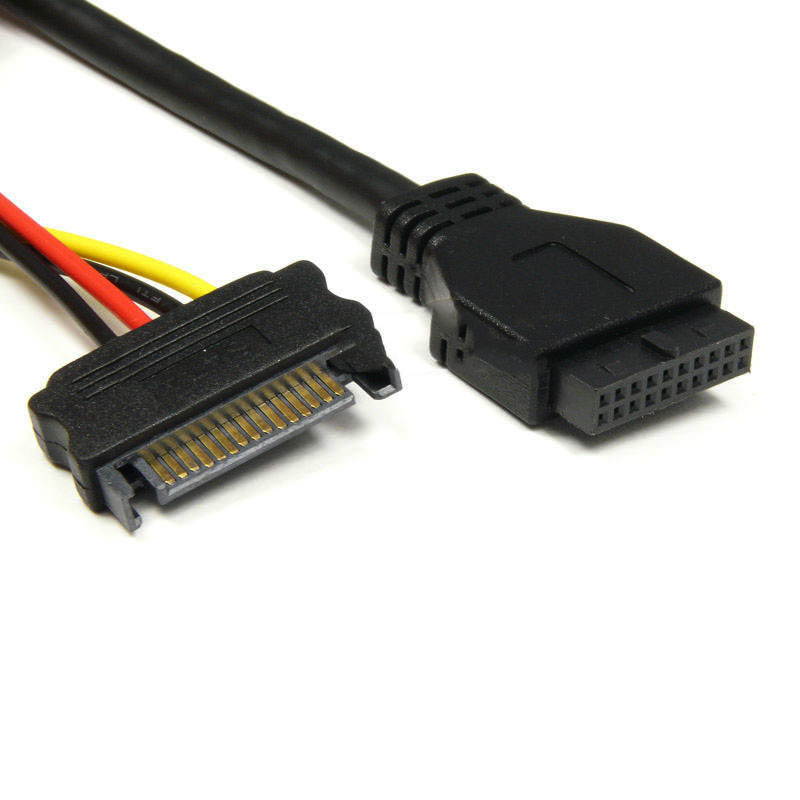 3.5" Internal Floppy Bay Front Panel Motherboard Mainboard USB 3.0 20Pin Header to 4 Port USB 3.0 Female Hub Adapter Bracket w/ 60cm Cable