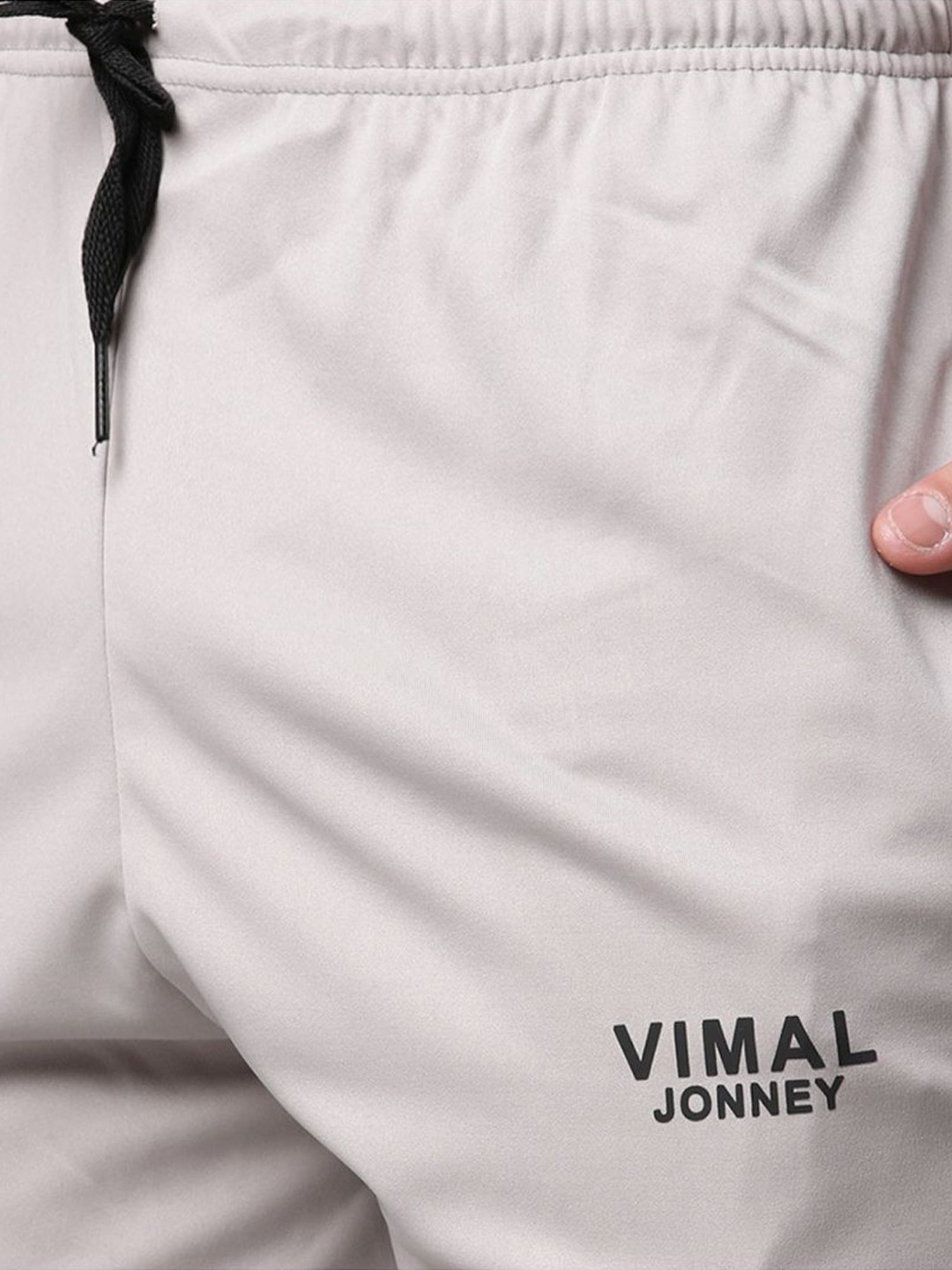 Vimal Jonney Grey Regular Fit Shorts