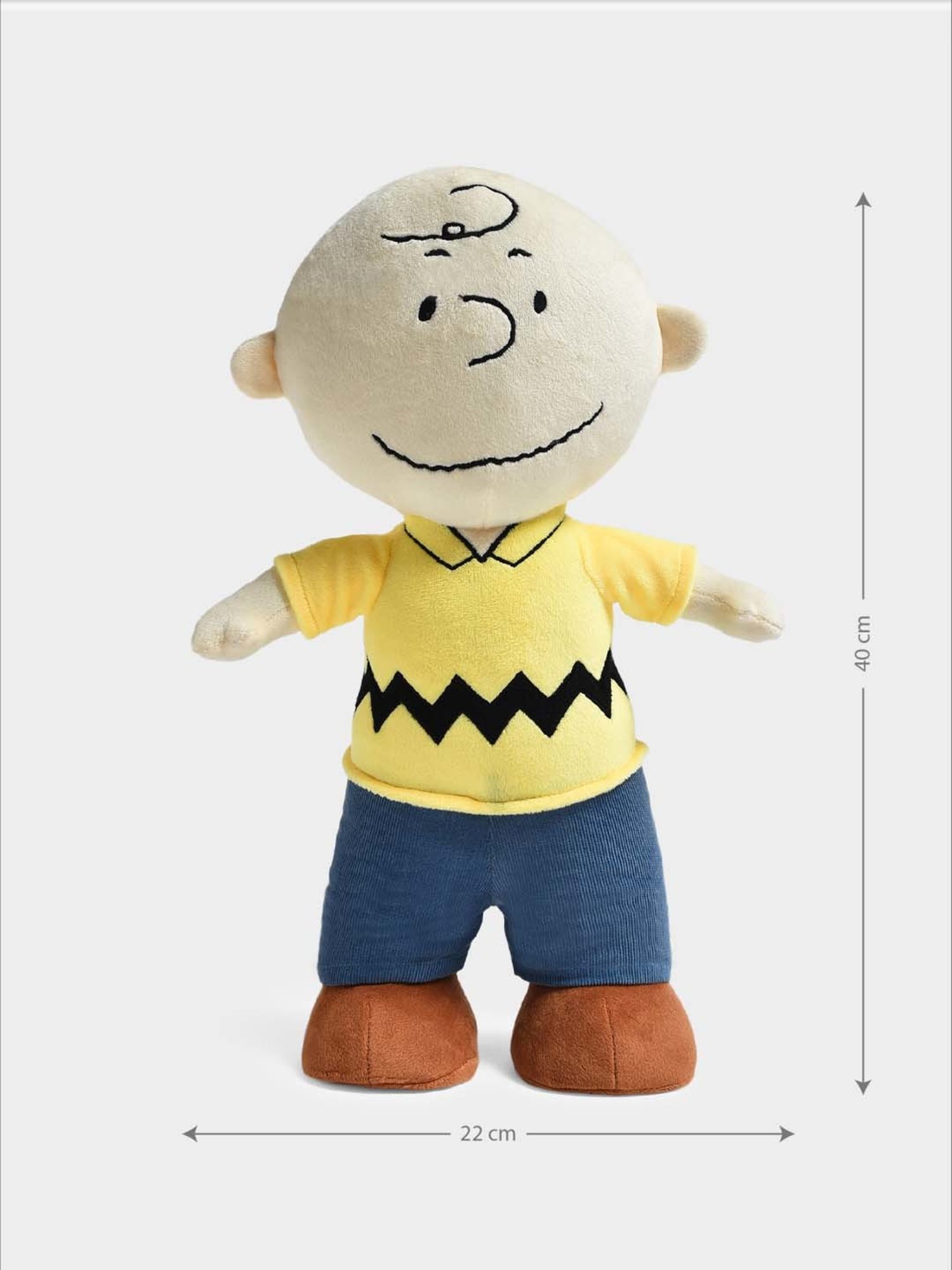 MiArcus Kids Yellow Peanuts Charlie Soft Toy
