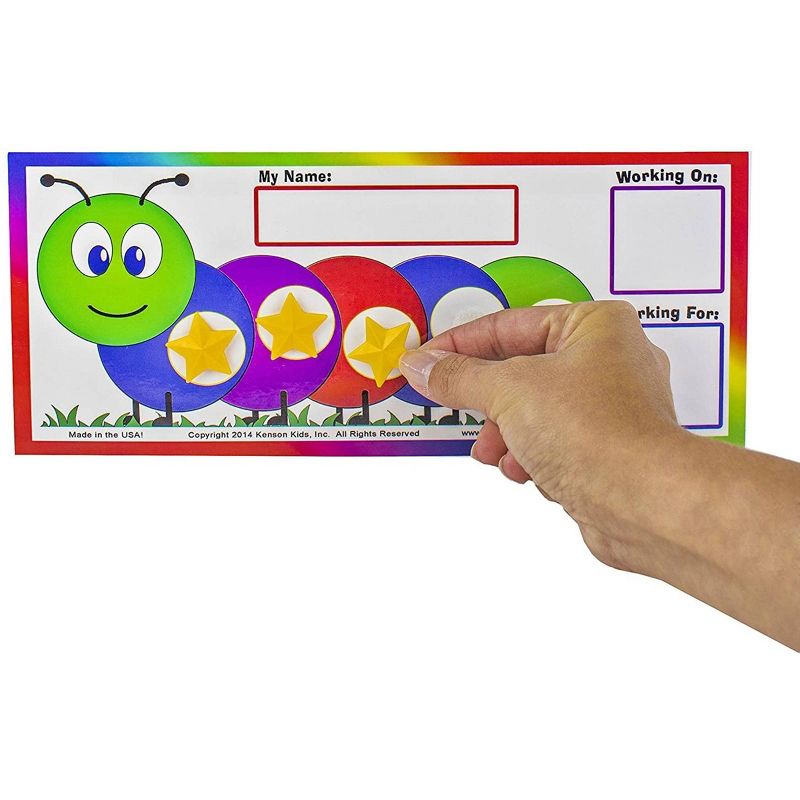 Kenson Kids Token Board Caterpillar, Classroom Pack