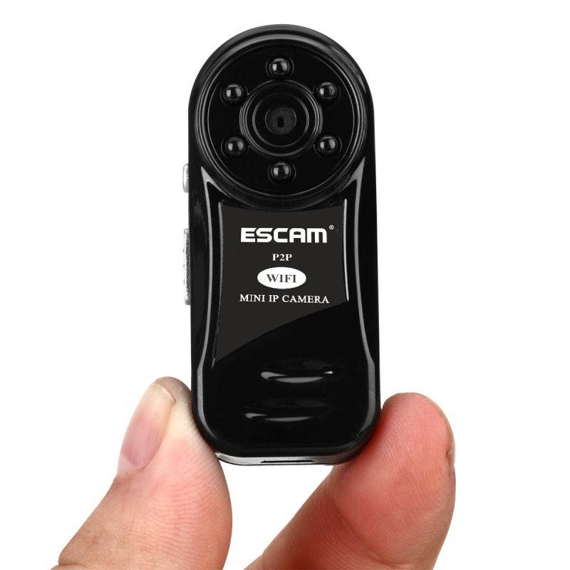 ESCAM Thumb QM10 Wifi Mini IP Camera HD P2P indoor Surveillance Night Vision Security wireless CCTV Camera Support TF SD Card