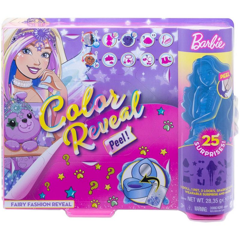 Barbie Color Reveal Peel Fairy Fashion Reveal Doll