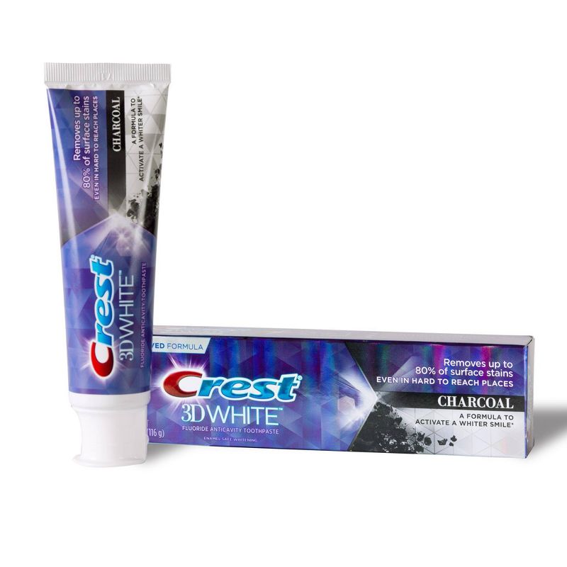 Crest 3D White Charcoal Whitening Toothpaste - 4.1oz 