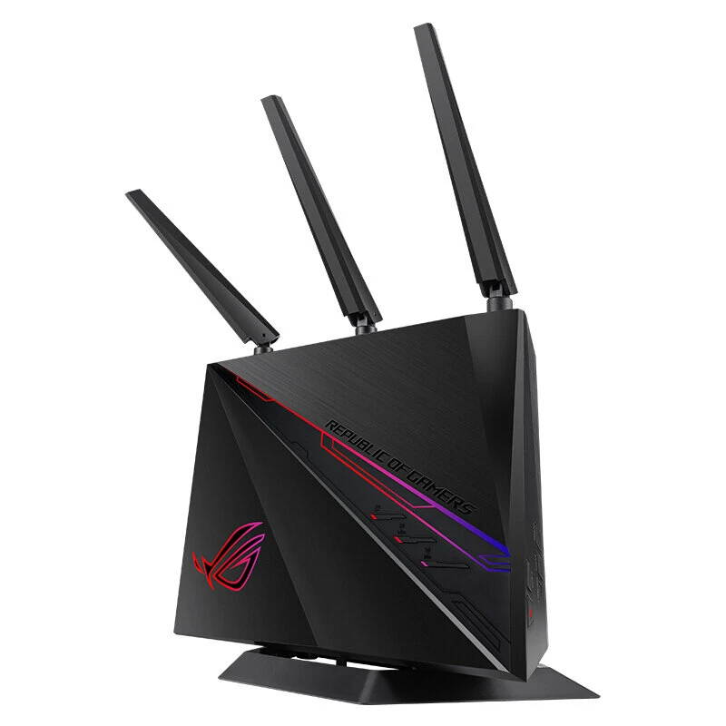 ASUS ROG AC2900 WiFi Gaming Router Triple Level Game Acceleration MU-MIMO 2900Mbps Dual Band AURU Lighting - US Plug