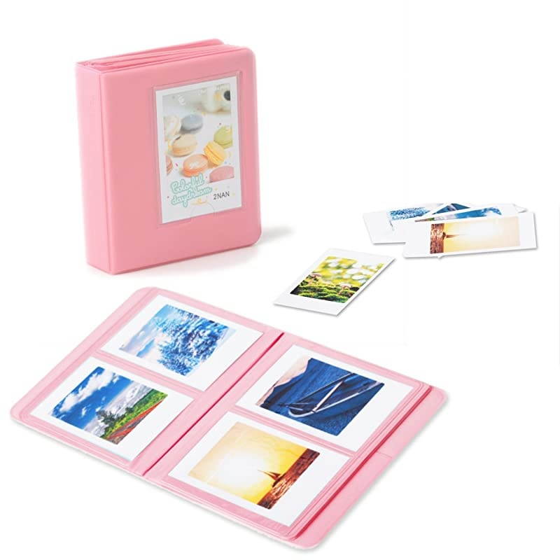 Instant Camera Accessories Compatible with Fujifilm Instax Mini 11 Instant Film Camera Include CaseAlbumWall Hang FramesFilm FramesBorder StickersCorner Stickers Blush Pink