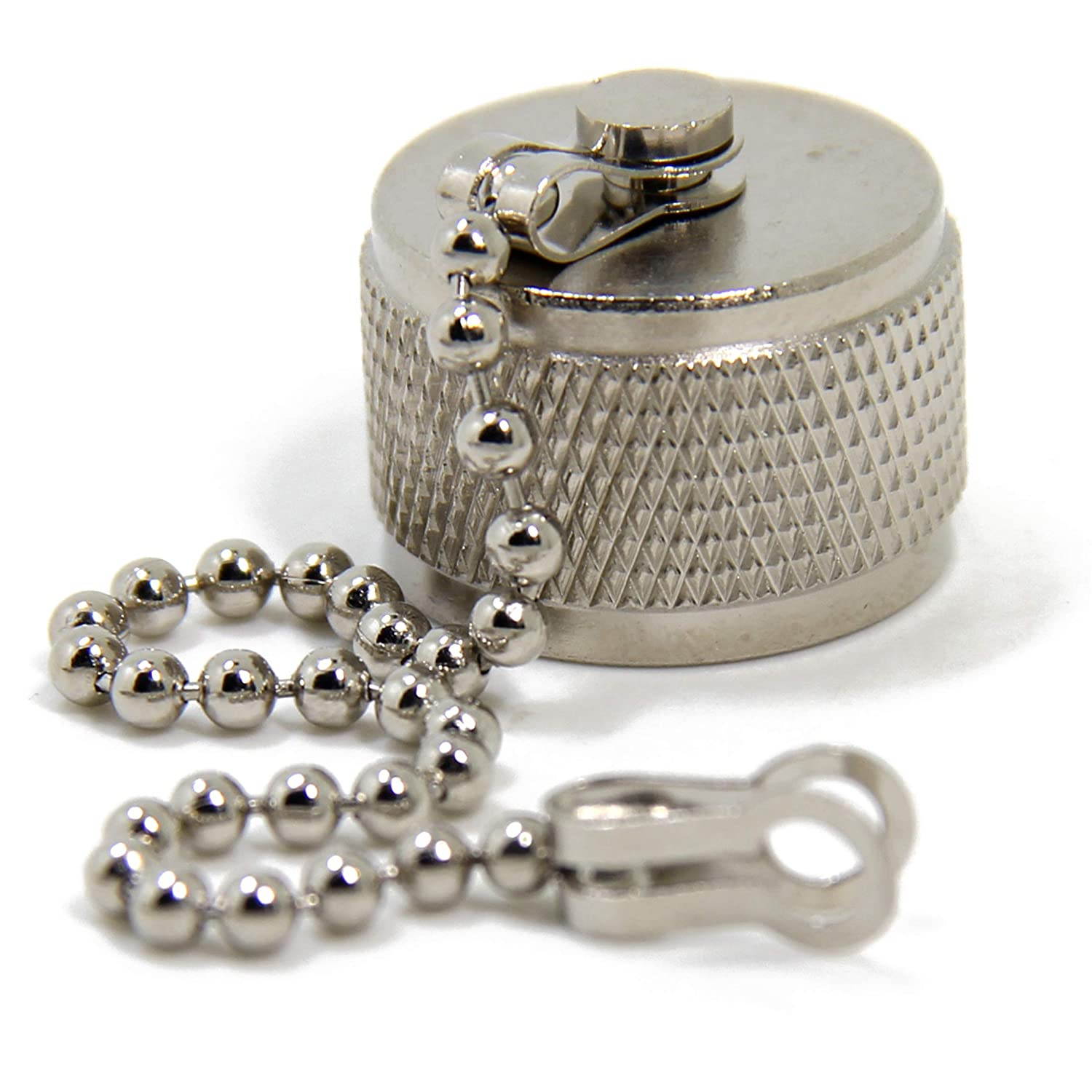 Ancable 5-Pack Dust Cap Protective Cover with Chain for Both N Type Female and UHF Female SO-239 SO 239 Connector Adapter