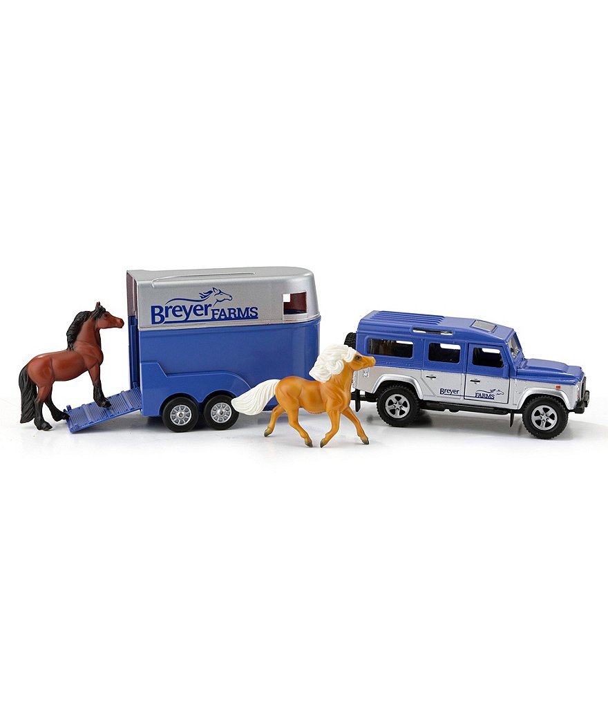 Breyer Land Rover And Tag-A-Long Horse Tralier