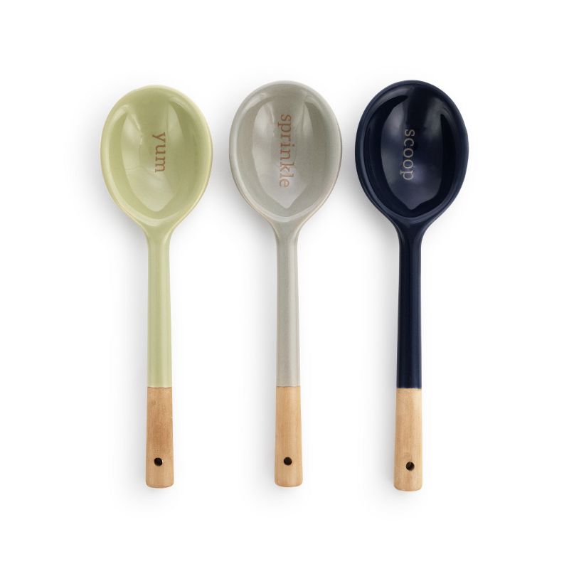 Lipper Bamboo Salad Hands With Knob Handles