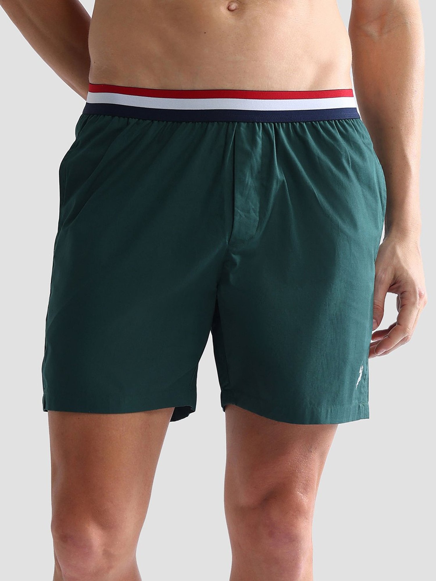 U.S. Polo Assn. Green Regular Fit Boxers