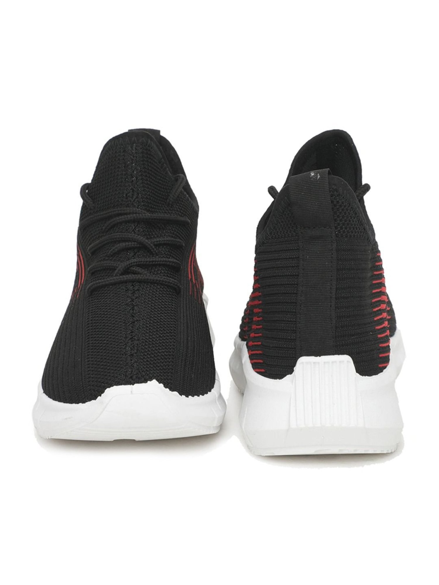 Rapid Box Men's Black Running Shoes