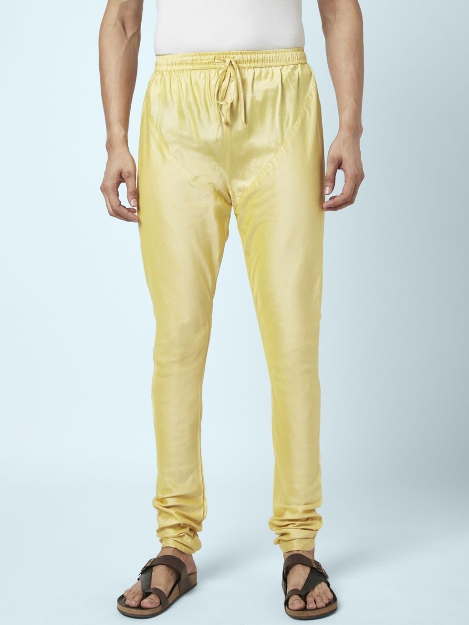 Indus Route by Pantaloons Gold Regular Fit Churidars