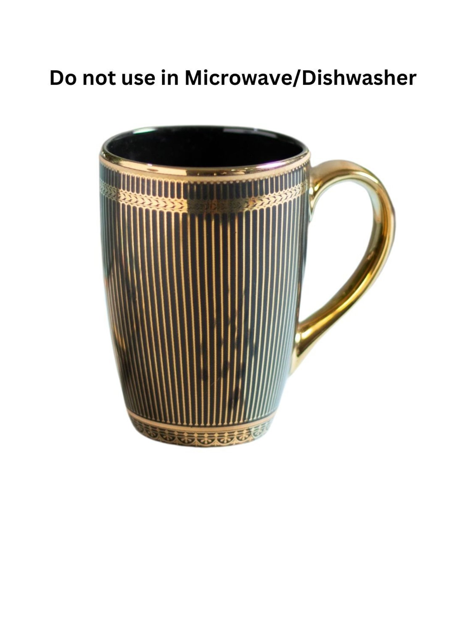 JCPL Solid Black Ceramic Coffee Mug (350 ml)