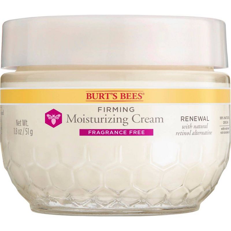 Burt's Bees Renewal Firming Moisturizing Cream - Unscented - 1.8oz