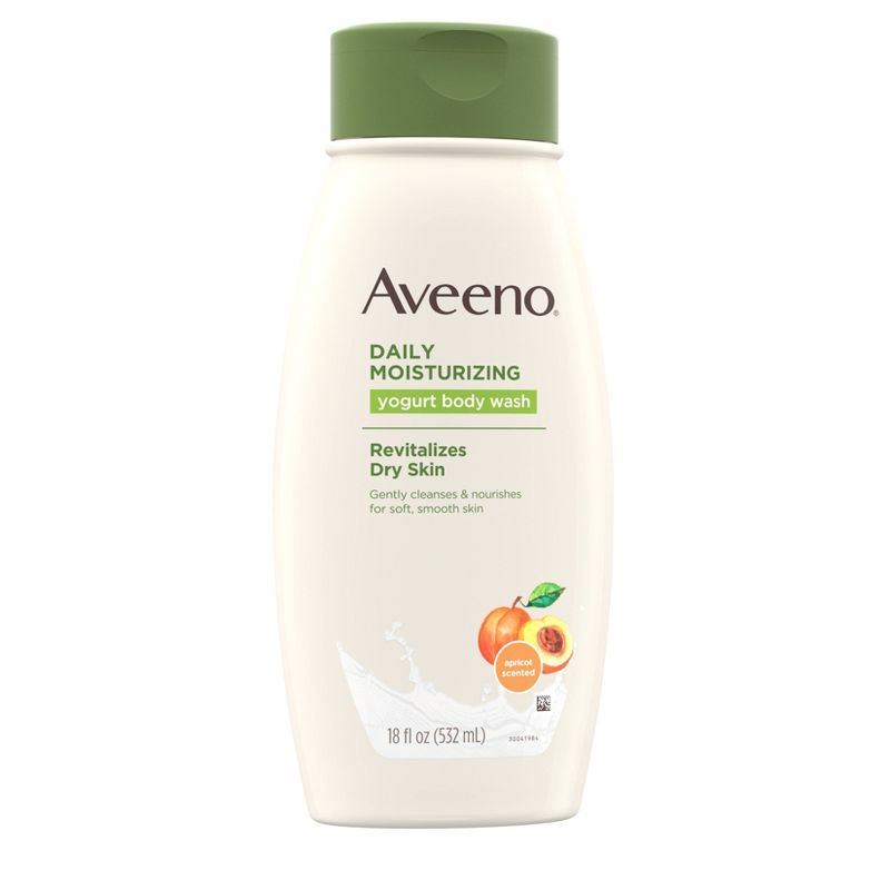 Aveeno Daily Moisturizing Yogurt Body Wash with Apricot- 18 fl oz