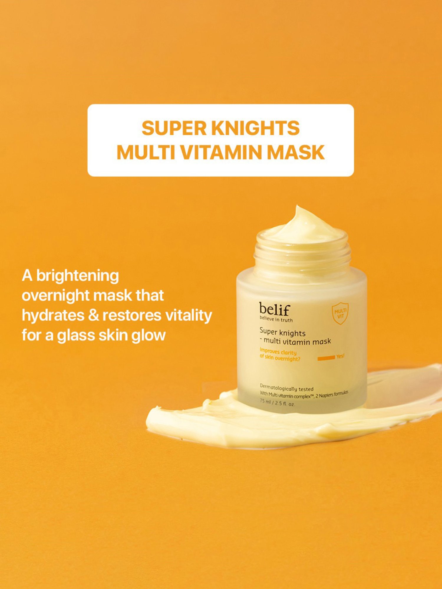Belif Super Knights - Multi Vitamin Mask - 75 ml