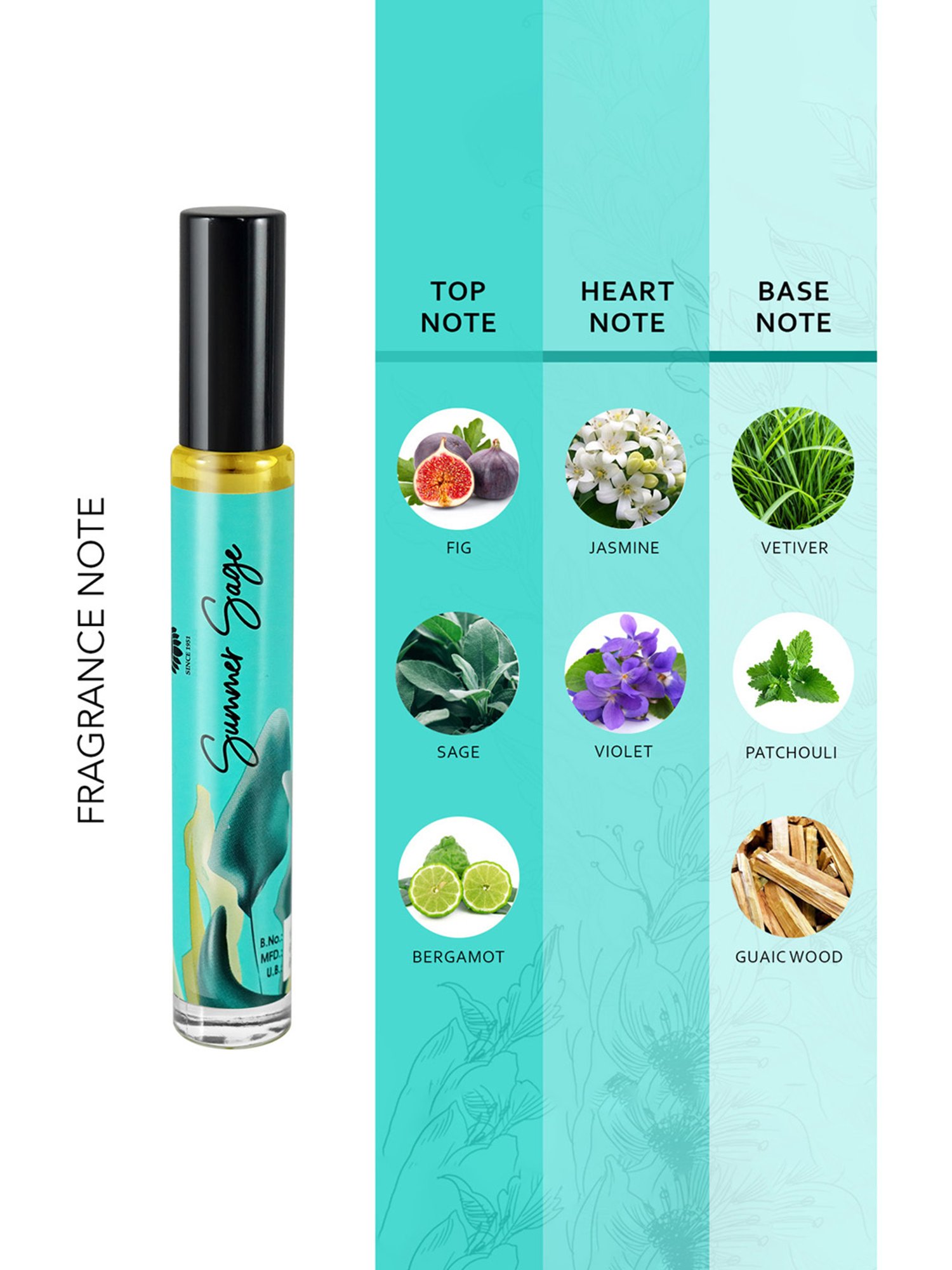 Sirona 2-in-1 Underarm Deodorant Roll On - 50 ml