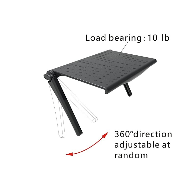 TV Screen Top Shelf Monitor Mount Organizer for computer monitor/flat Screen TV,Black