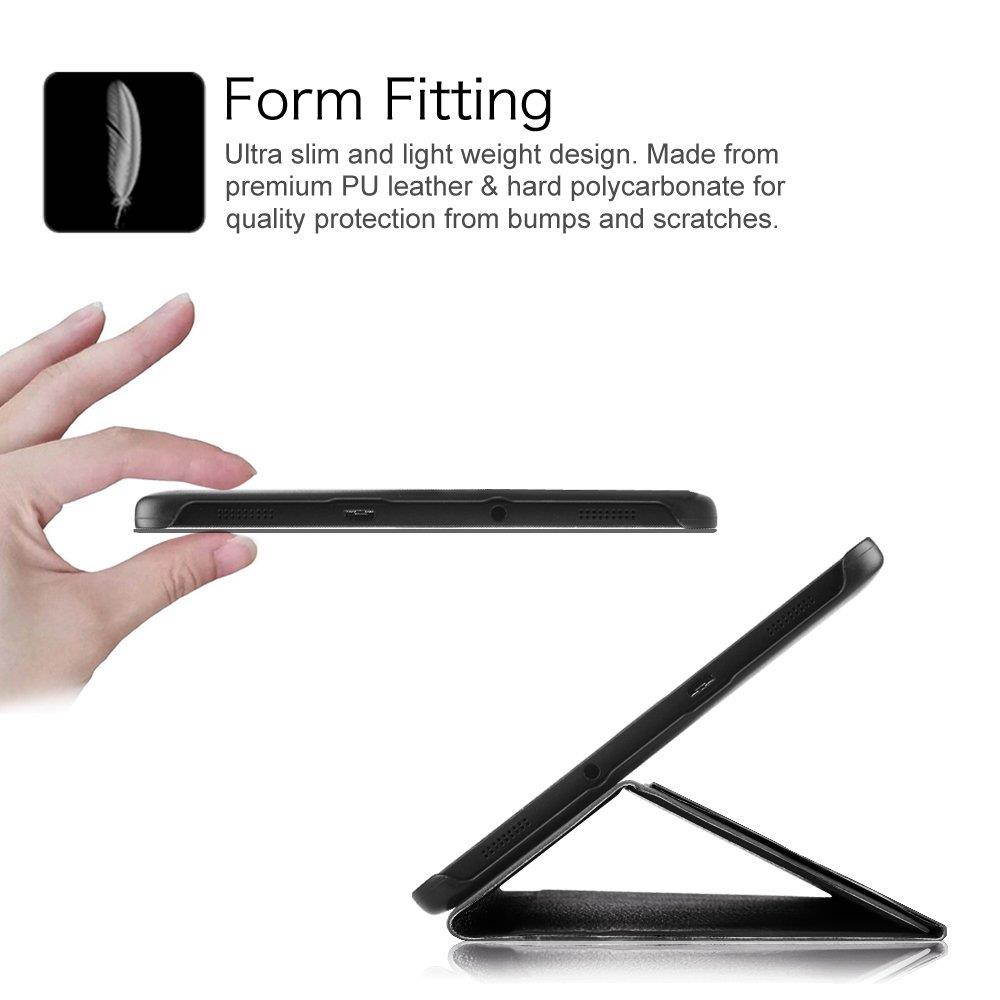 Fintie Case for Samsung Galaxy Tab S2 8.0 - Slim Light Weight Stand Supports 3 Viewing Angles with Auto Sleep/Wake Feature for Tab S2 8.0 Inch Tablet, Black