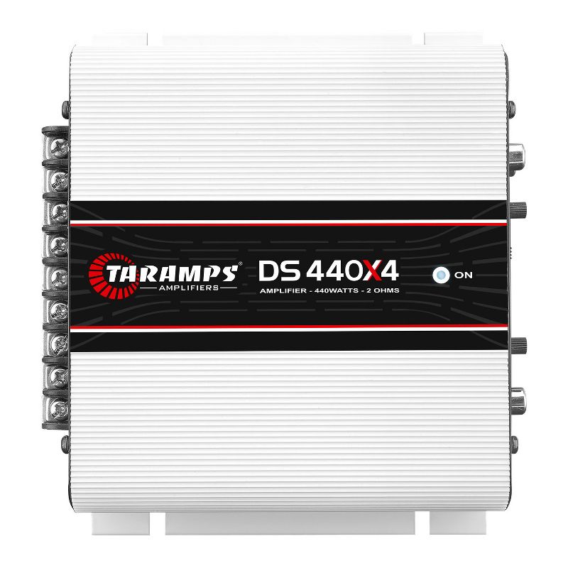 Taramps 900783 DS 440X4 Class D 440 Watt RMS 2 Ohms Automotive Car Audio Sound Systems 4 Channel Amplifier with Output Short Circuit Protection