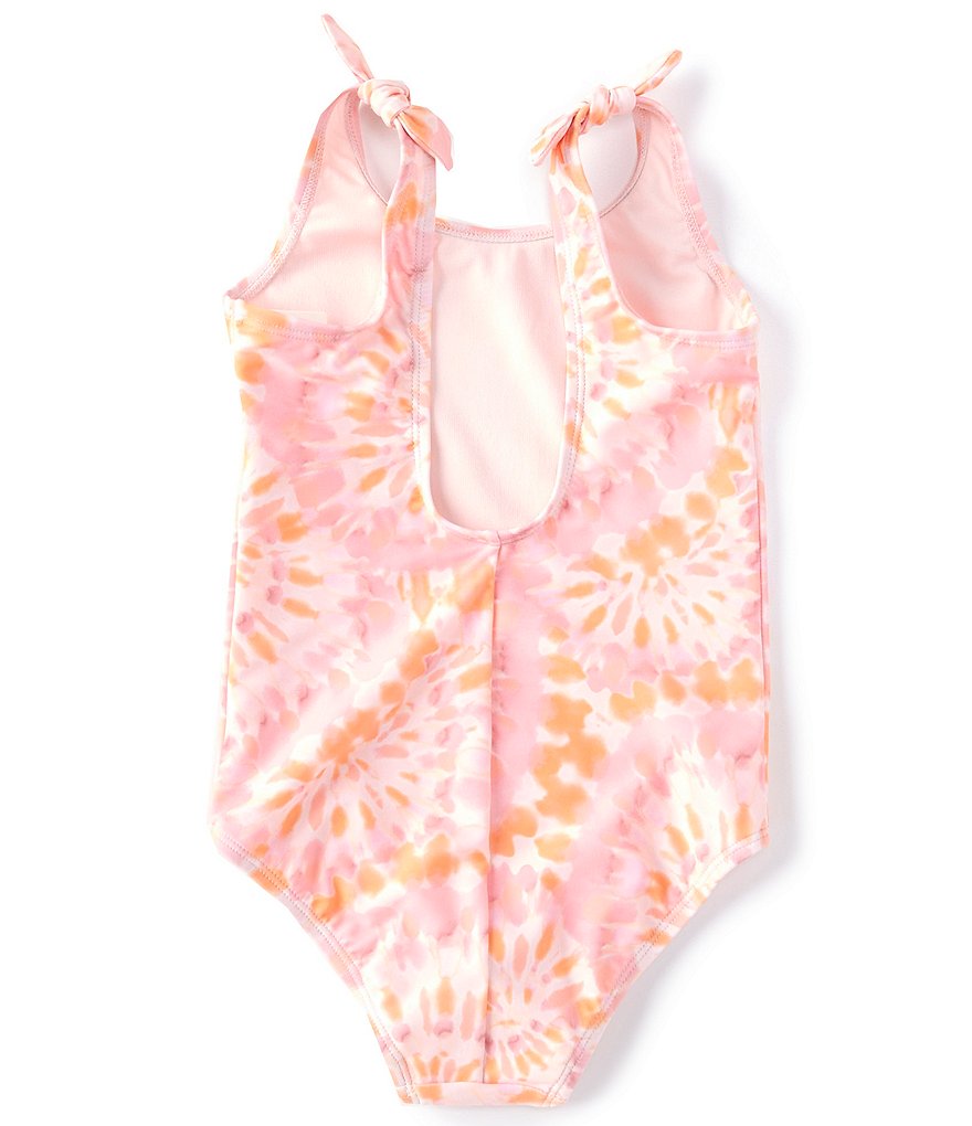 Flapdoodles Little Girls 2T-6X Sequin Leopard Foiled One-Piece Swimsuit