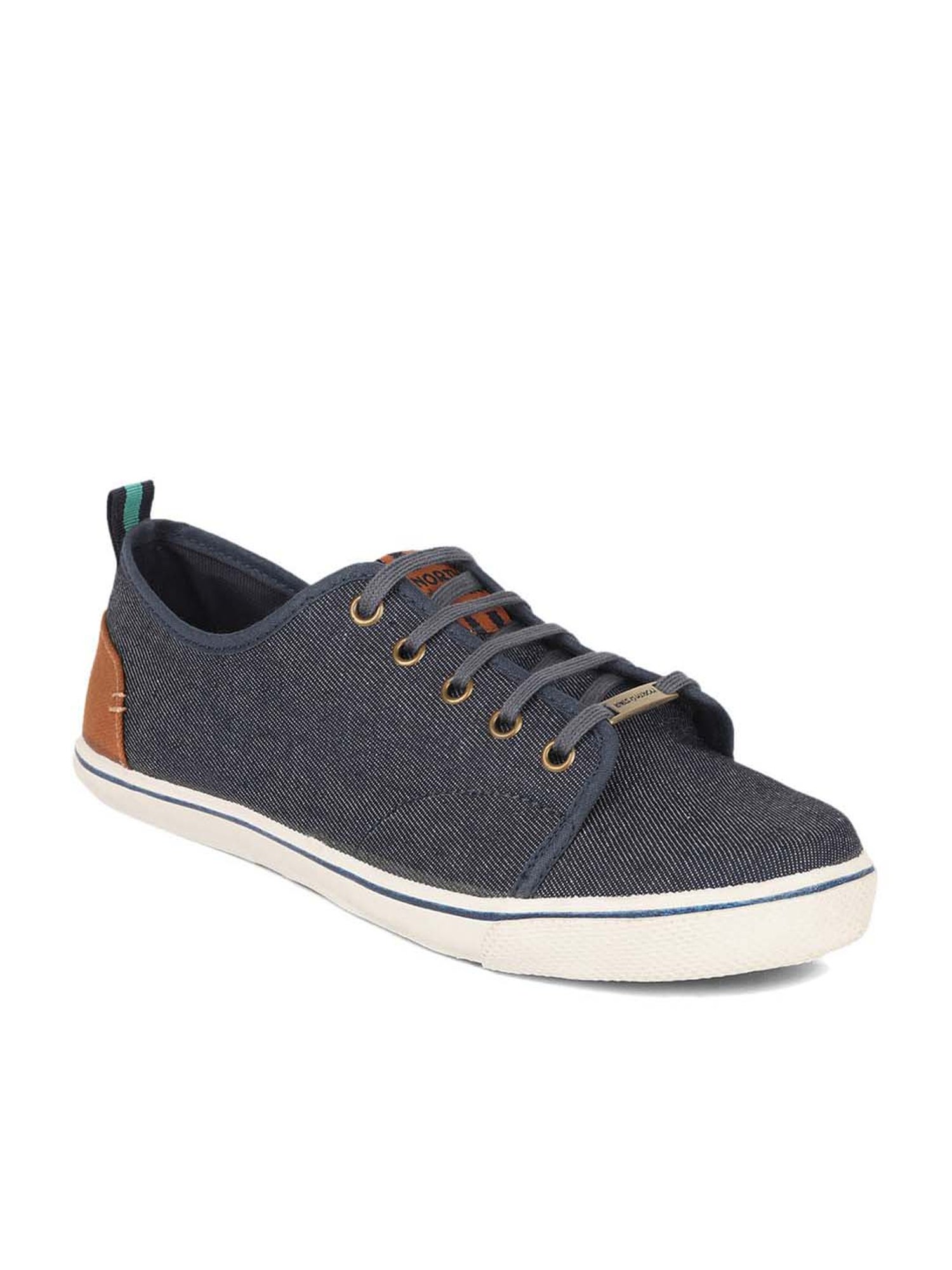 North Star by Bata Men's Blue Casual Sneakers