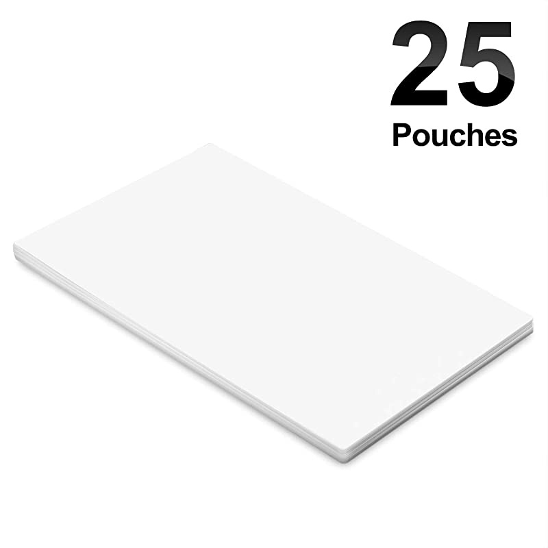 25 Pack Laminating Sheets Laminating Pouches 11 x 17 Inches 5 Mil Clear Thermal Laminating Pouches Lamination Sheet Paper for Laminator Round Corner