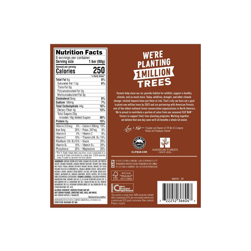 CLIF Bar Iced Gingerbread - 6ct