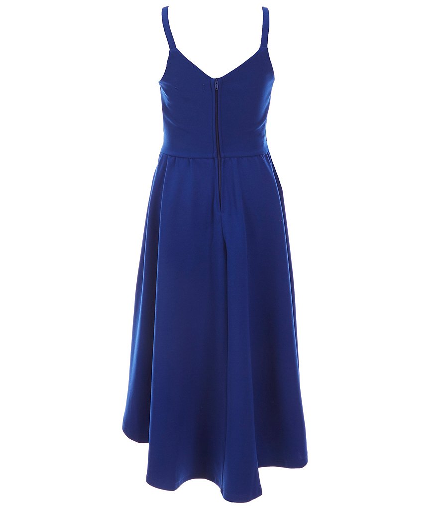 Honey and Rosie Big Girls 7-16 Crisscross High-Low Dress