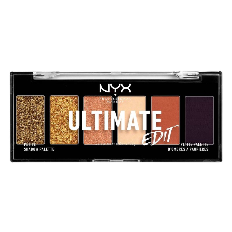 NYX Professional Makeup Ultimate Edit Mini Eyeshadow Palette - 0.04oz