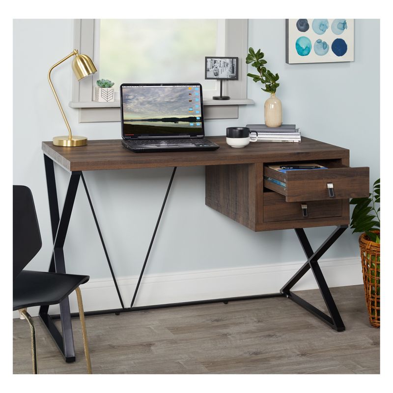 Amara Desk Brown - Buylateral