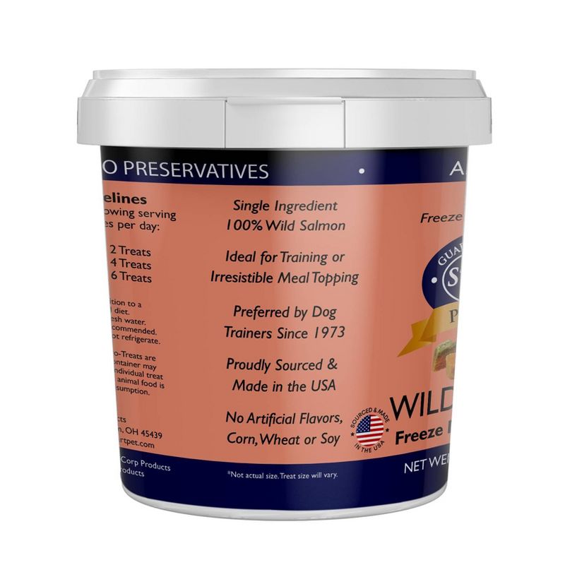 Stewart Freeze-Dried Wild Salmon Dog Treat - 2.75oz Tub