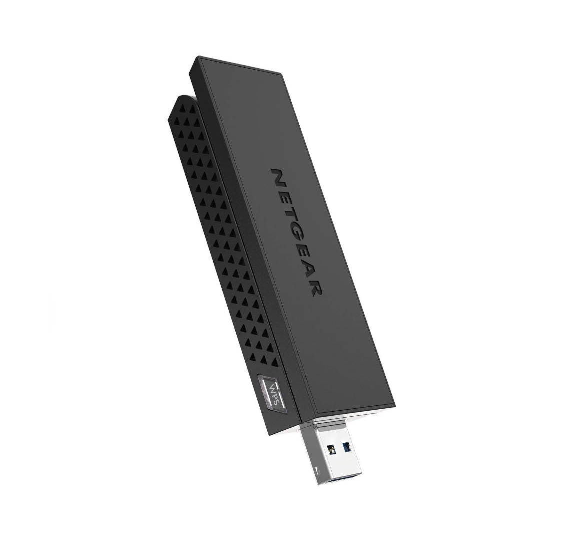 NETGEAR AC1200 Wi-Fi USB Adapter High Gain Dual Band USB 3.0 (A6210-100PAS) Dual-band Desktop Wireless Network Card (With Base)