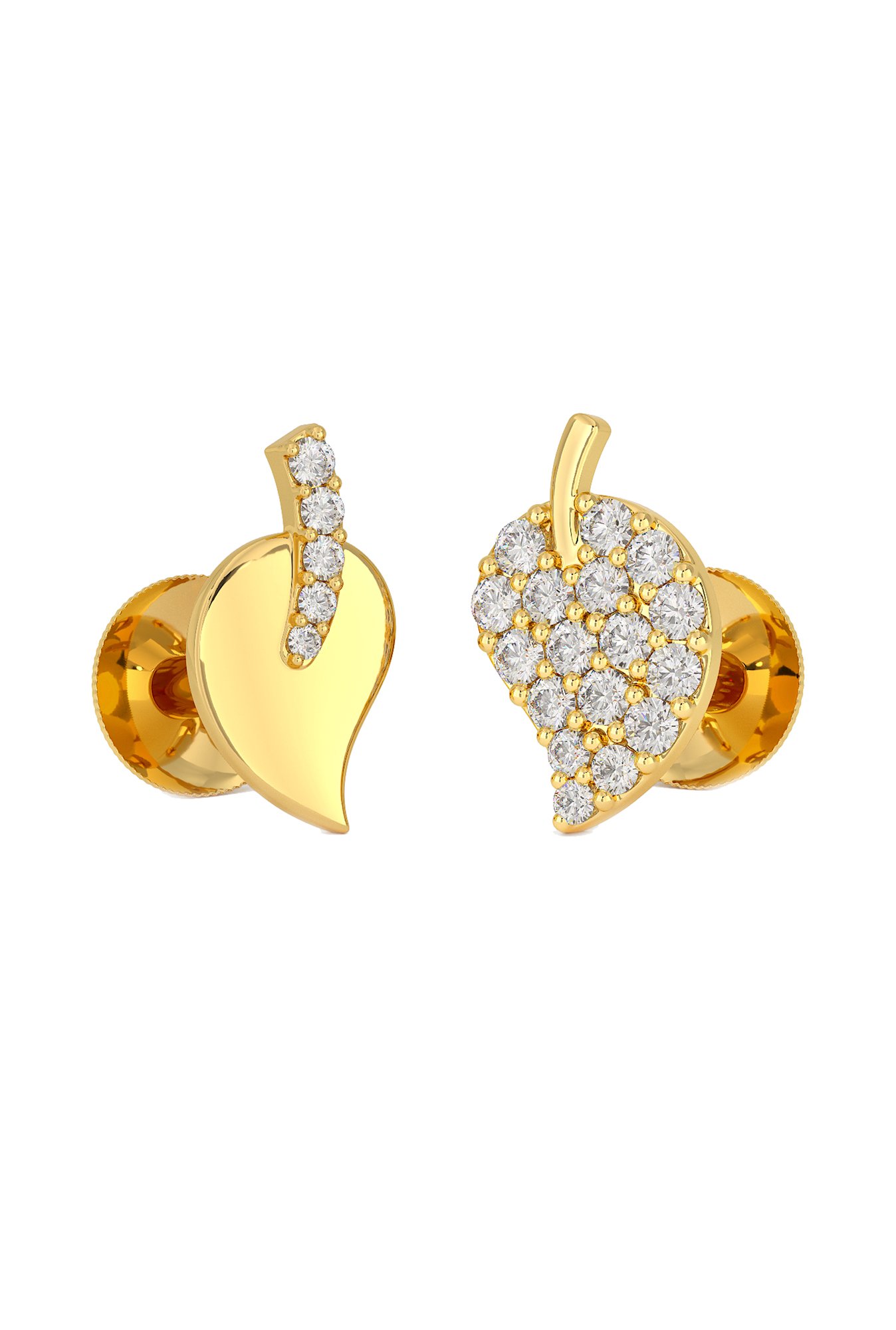 Joyalukkas 22 kt Gold Mismatch Earrings