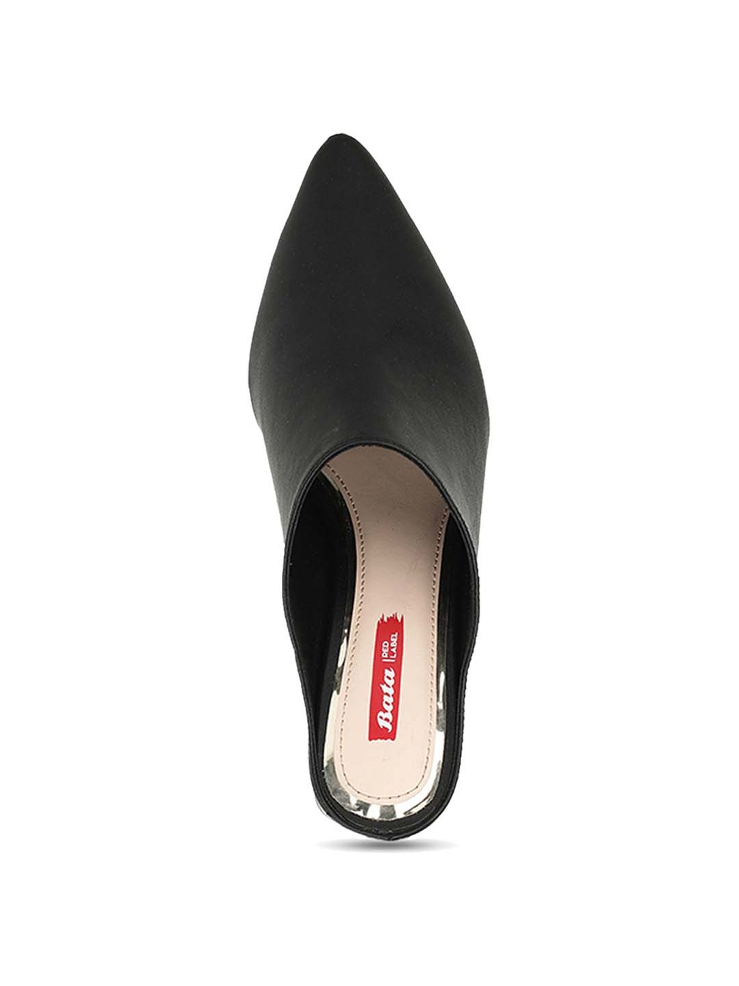 Bata Women's Black Mule Wedges