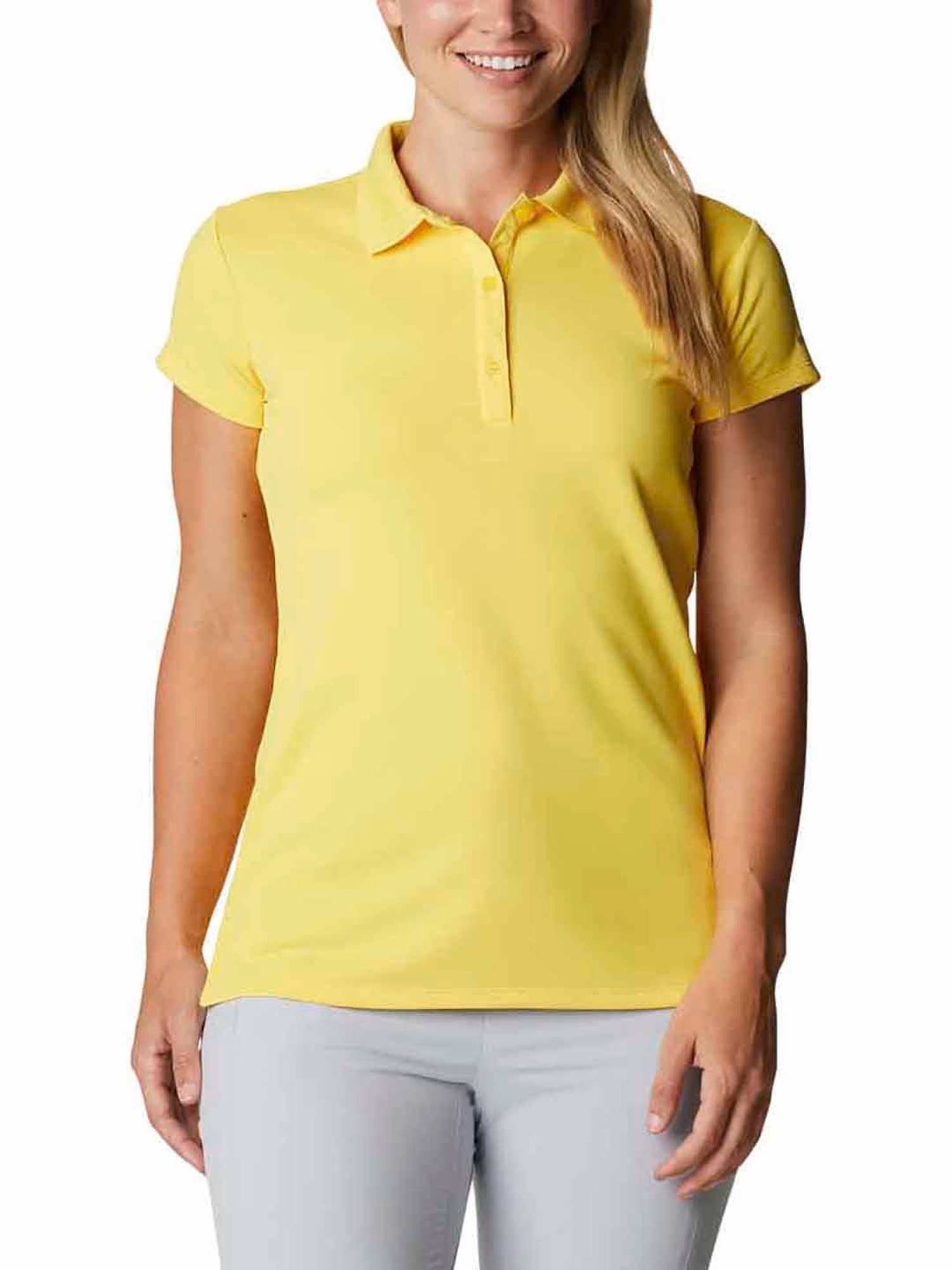 Columbia Yellow Innisfree Polo T-Shirt